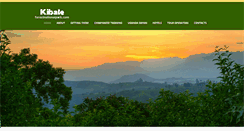 Desktop Screenshot of kibaleforestnationalpark.com