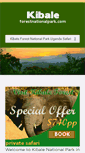 Mobile Screenshot of kibaleforestnationalpark.com